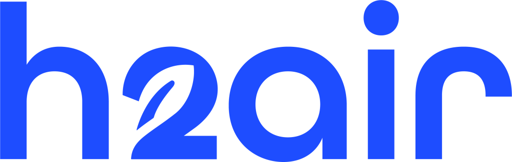 logo h2air bleu